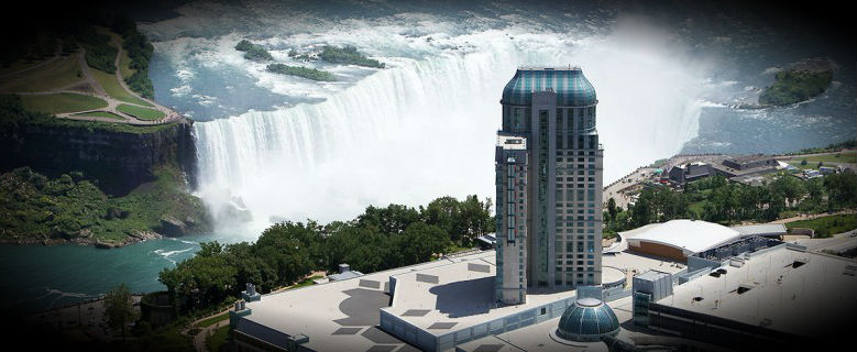 Niagara Fallsview Casino Helicopter View