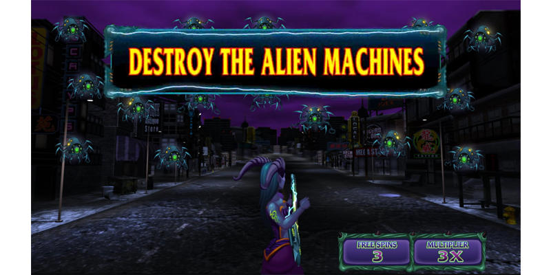electric diva slot game destroy the alien