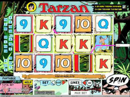 Slot Machine Game Tarzan