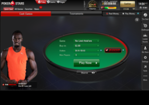 A view of the Pokerstars Zoom Edition with Usain Bolt.