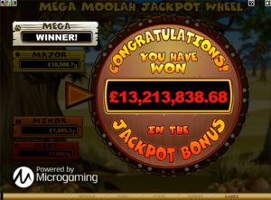 The winning screenshot that led to Microgaming's Guiness World Record.