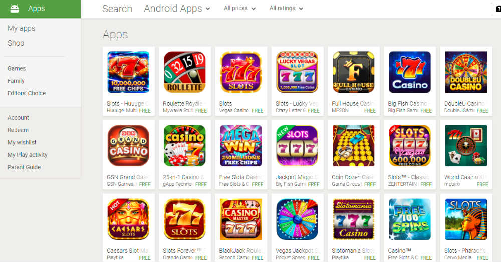 Casino Apps for Android