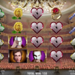 A snapshot of the main reels screen in NetEnt's new Universal Monsters: The Phantom of the Opera slot.